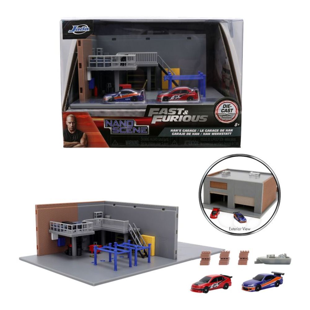 Jada Toys Fast & Furious - Han's Garage Nano Scene by Jada Toys - ISBN: 0801310364031