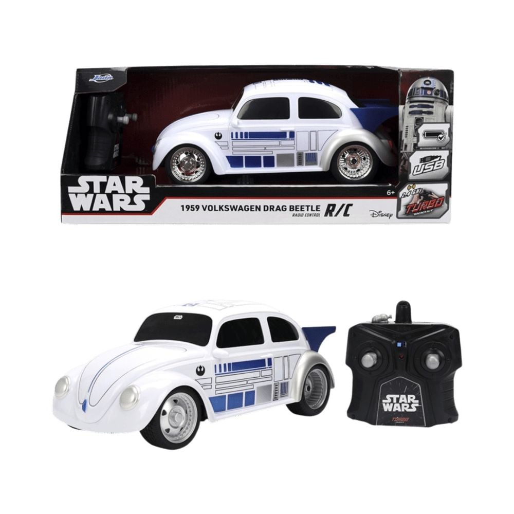 Jada Toys Star Wars - 1:16 1959 Volkswagen Drag Beetle (R2D2) R/C Car by Jada Toys - ISBN: 0801310369388