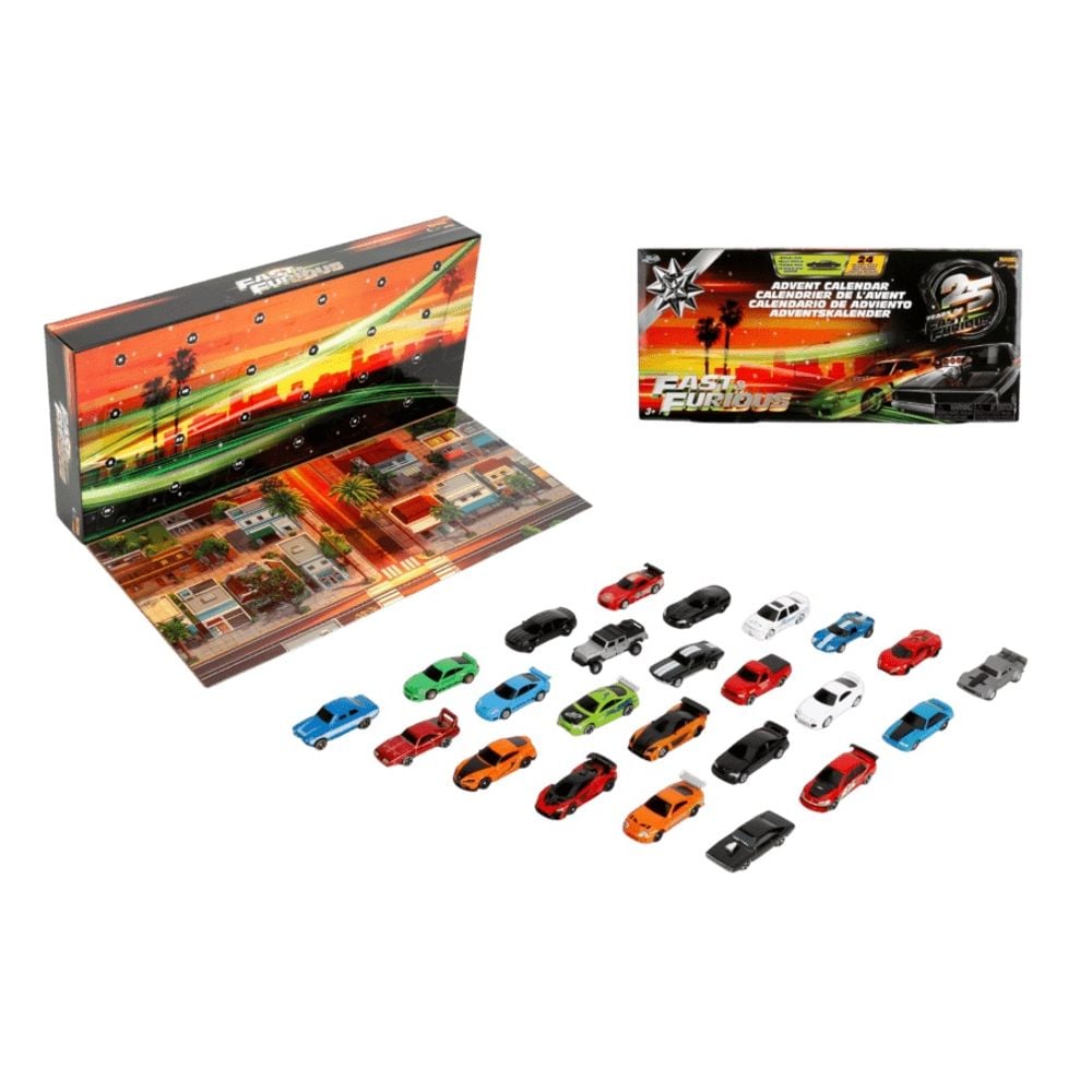 Jada Toys Fast & Furious - Nano Vehicle 24-Day Advent Calendar by Jada Toys - ISBN: 0801310378724