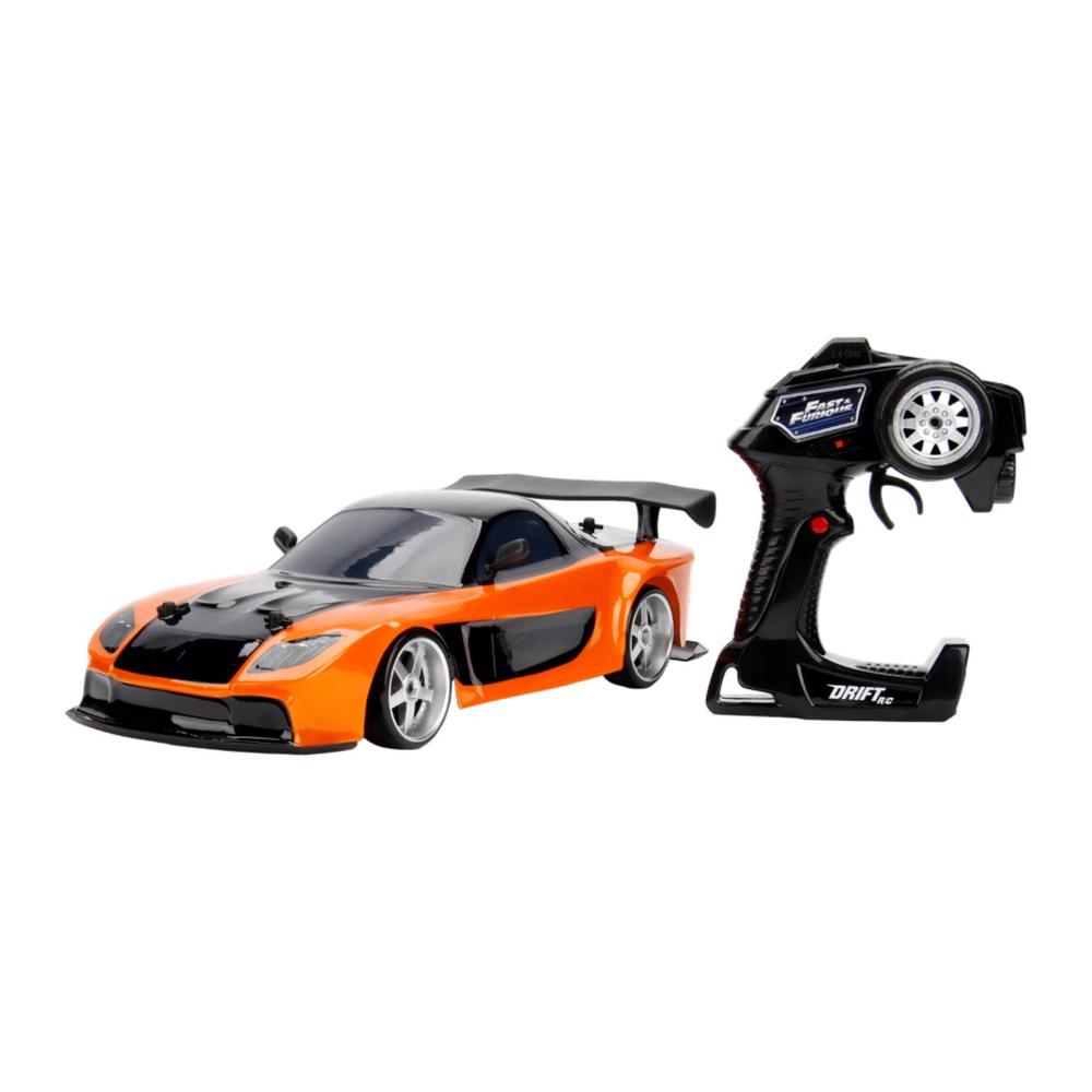Fast & Furious - 1:10 Han's 1993 Mazda RX-7 Veilside OR&BK R/C Car, 0801310997000