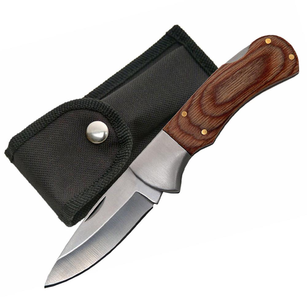 William Valentine Wood Handle Pocket Knife