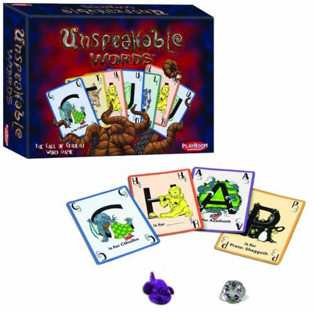 Playroom Entertainment Unspeakable Words Card Game | Buy online at The Nile