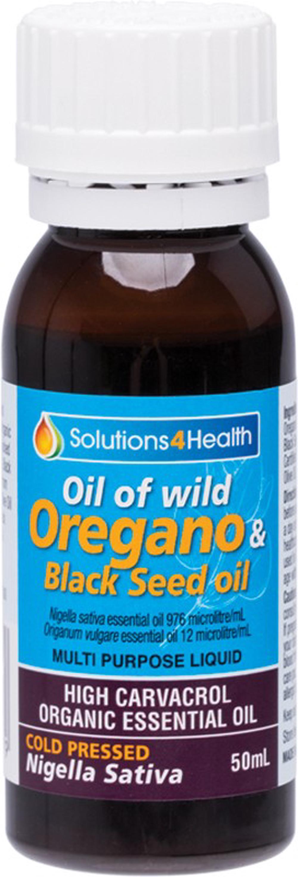 Oil Of Wild Oregano with Black Seed Oil - 50mL, 0806809659179