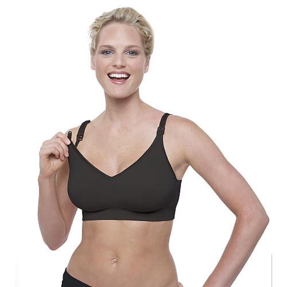 Bravado! Designs Women's Body Silk Seamless Nursing Bra - Black XL