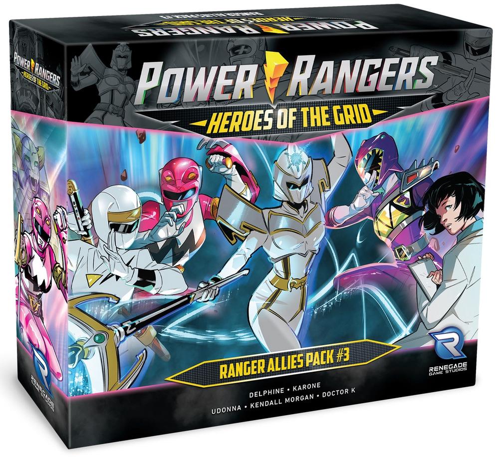 Renegade Game Studios Power Rangers Heroes of the Grid Ranger Allies Pack #3, 0810011725454