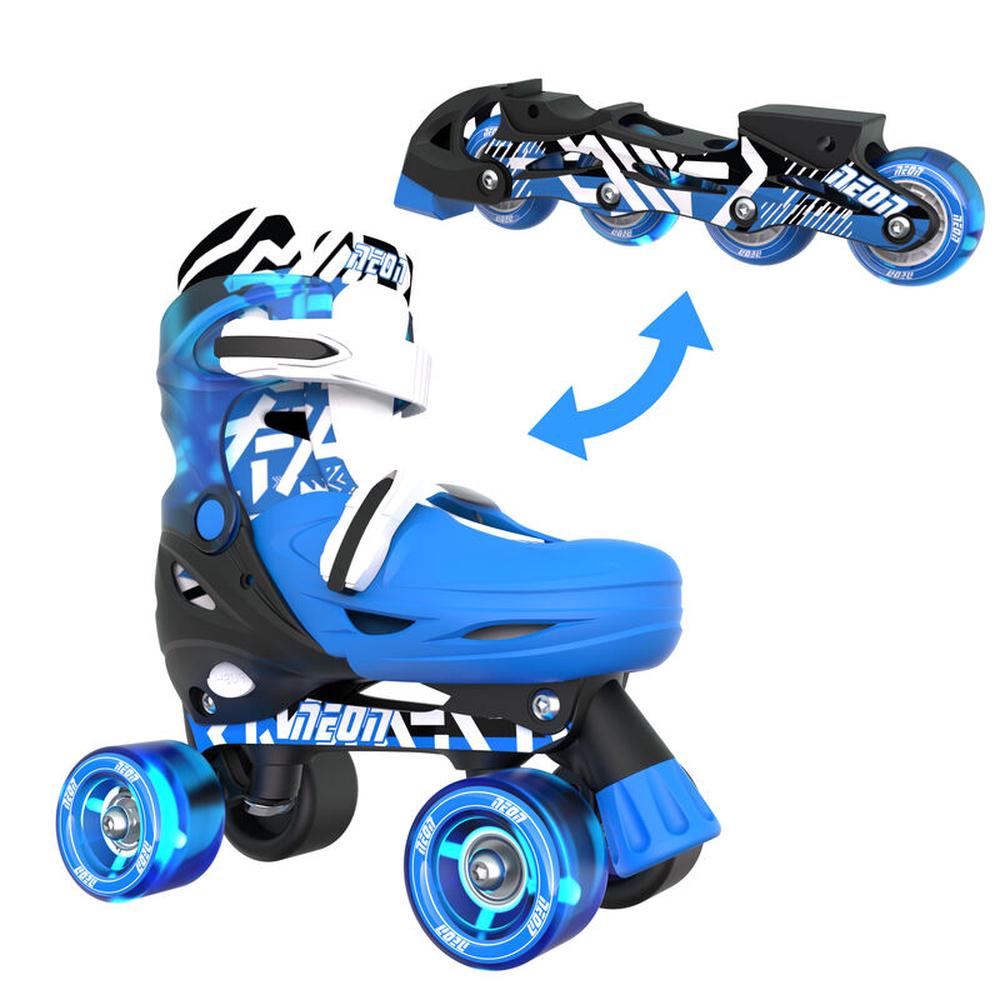 Neon Combo Skates (Goteki Blue), 0810012246354