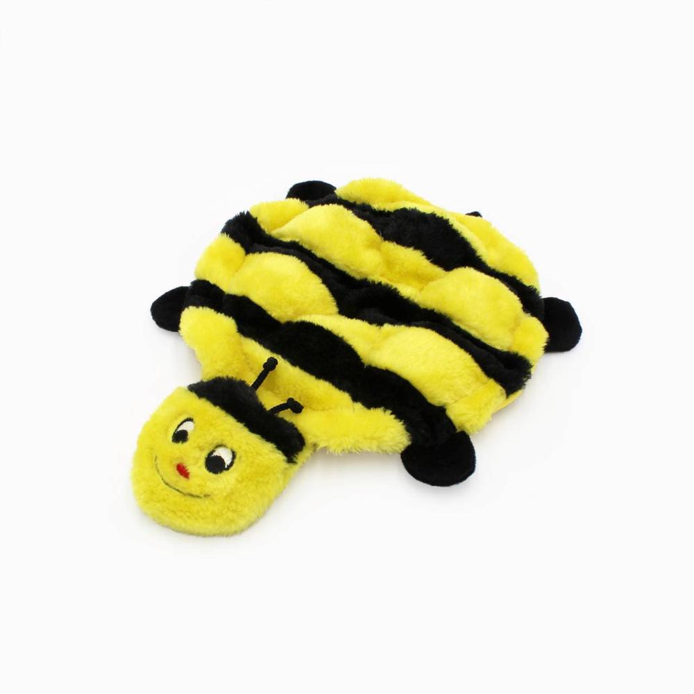 Zippy Paws Squeakie Crawler Plush Squeaker Dog Toy (Bertie the Bee), 0810032680510