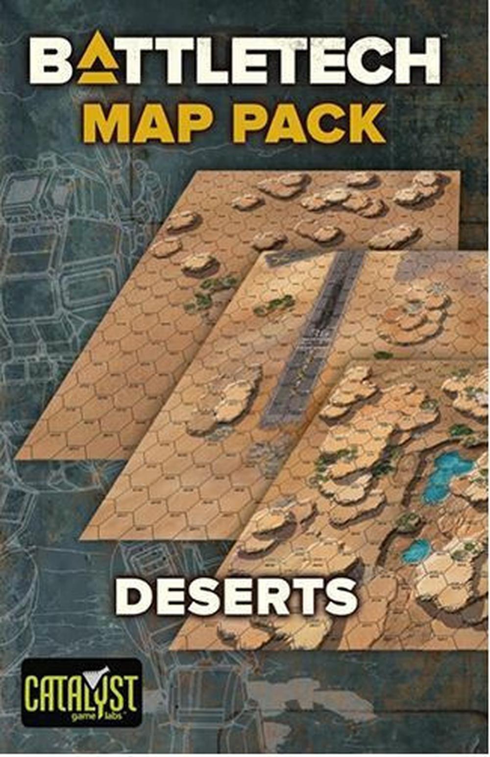 Catalyst Game Labs BattleTech Map Pack Deserts, 0810038456881
