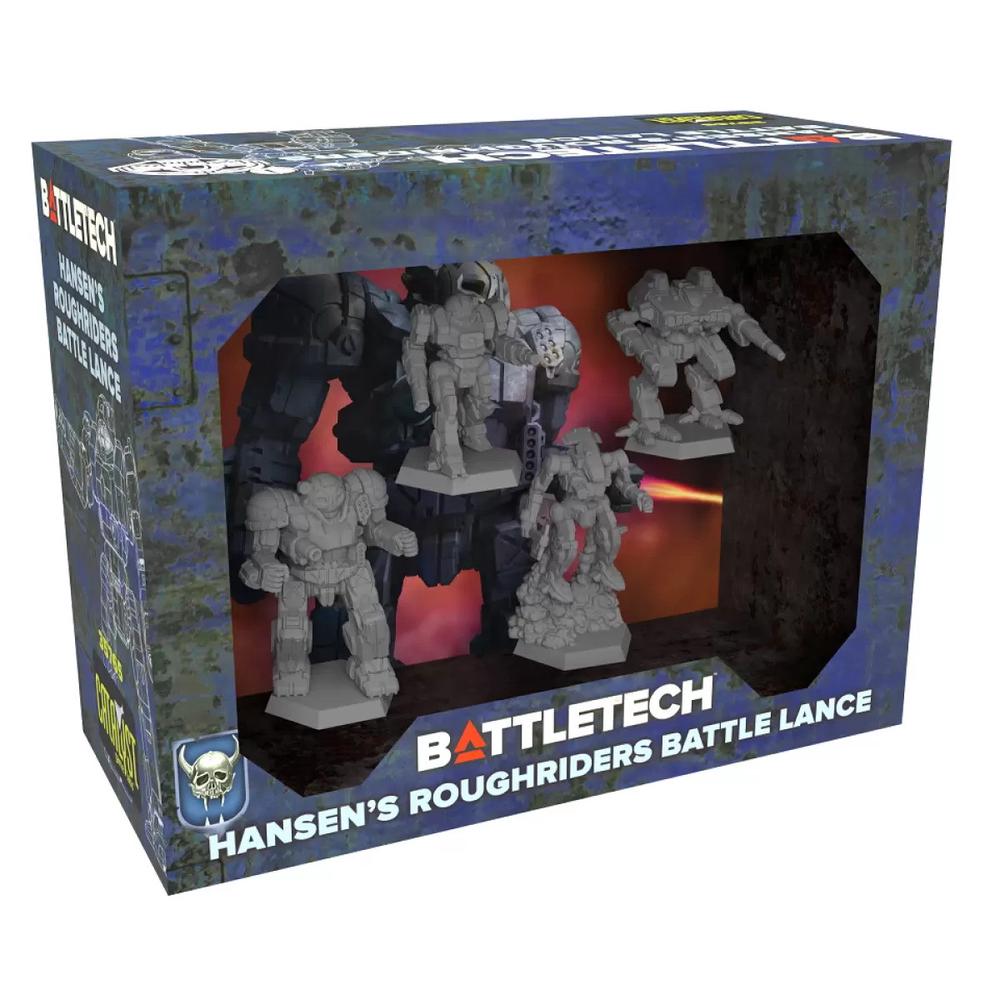 Catalyst Game Labs Battletech ForcePack: Hansen's Roughriders Battle Lance, 0810038457376