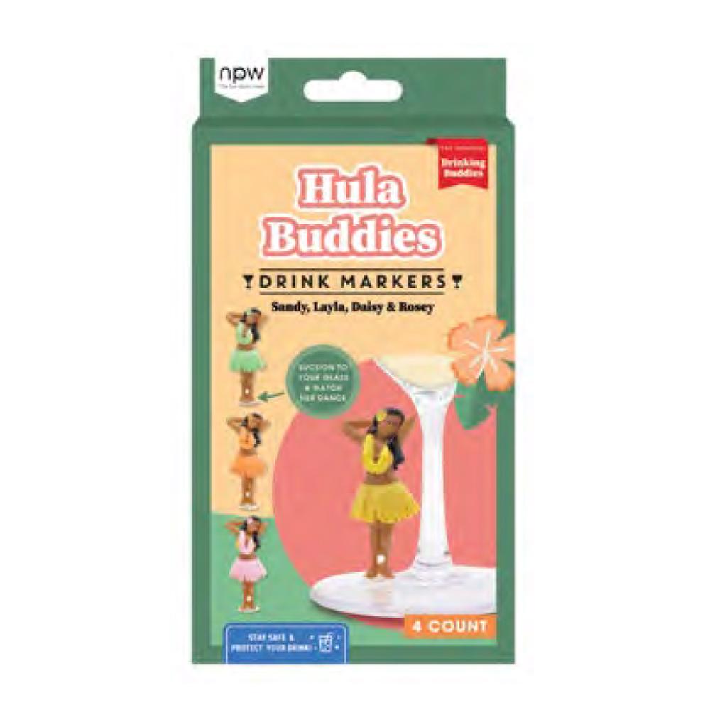 NPW Gifts Drinking Buddies Hula Buddies Drink Markers | Buy Online At ...