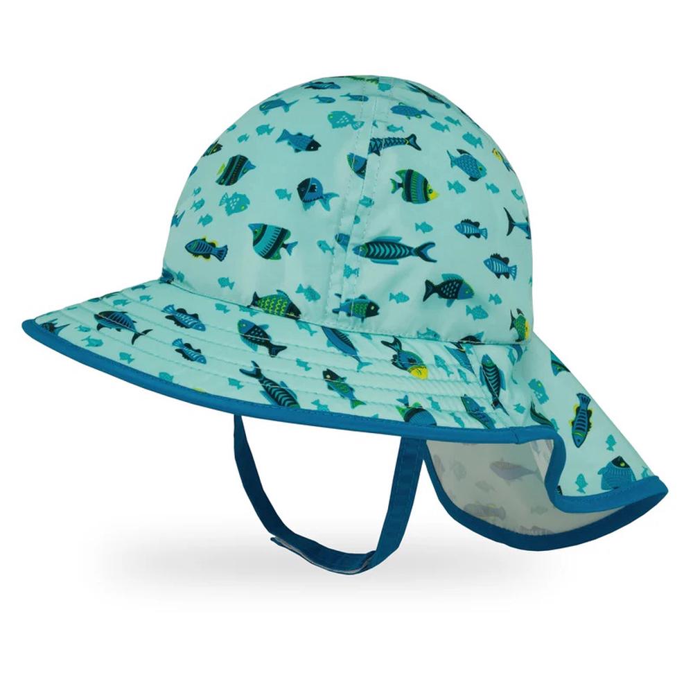Infant SunSprout Hat (Little Fishies) - Newborn-6 Months, 0810066503595