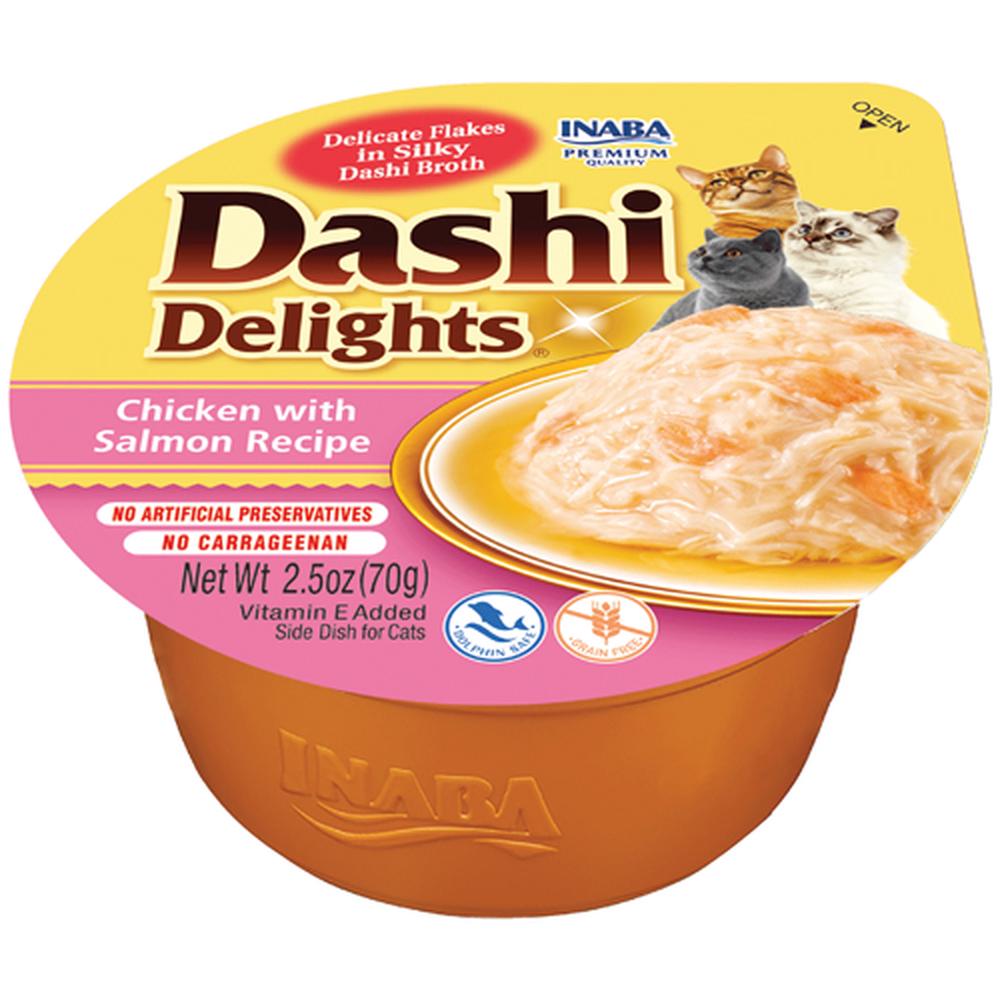 Dashi Delights Cup Chicken Salmon, 6 Pack - 70g, 0810100850951