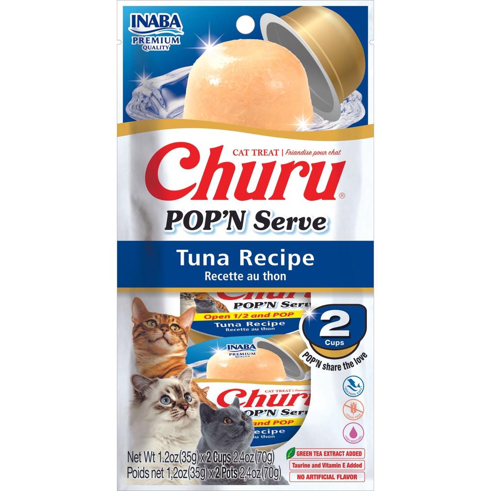 Cat Churu Pop N Serve Tuna, 4 Pack - 70g, 0810100852368