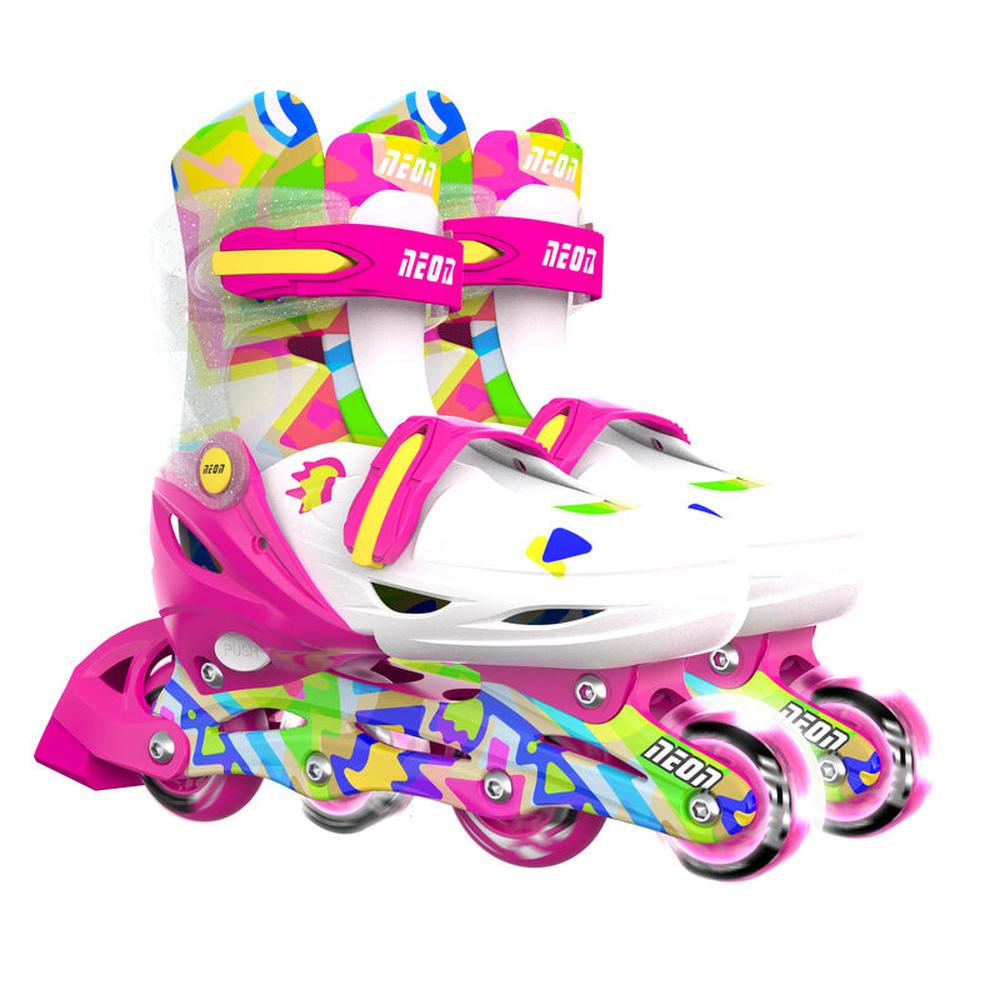 Neon Combo Skates (Pink & Yellow), 0810118020018