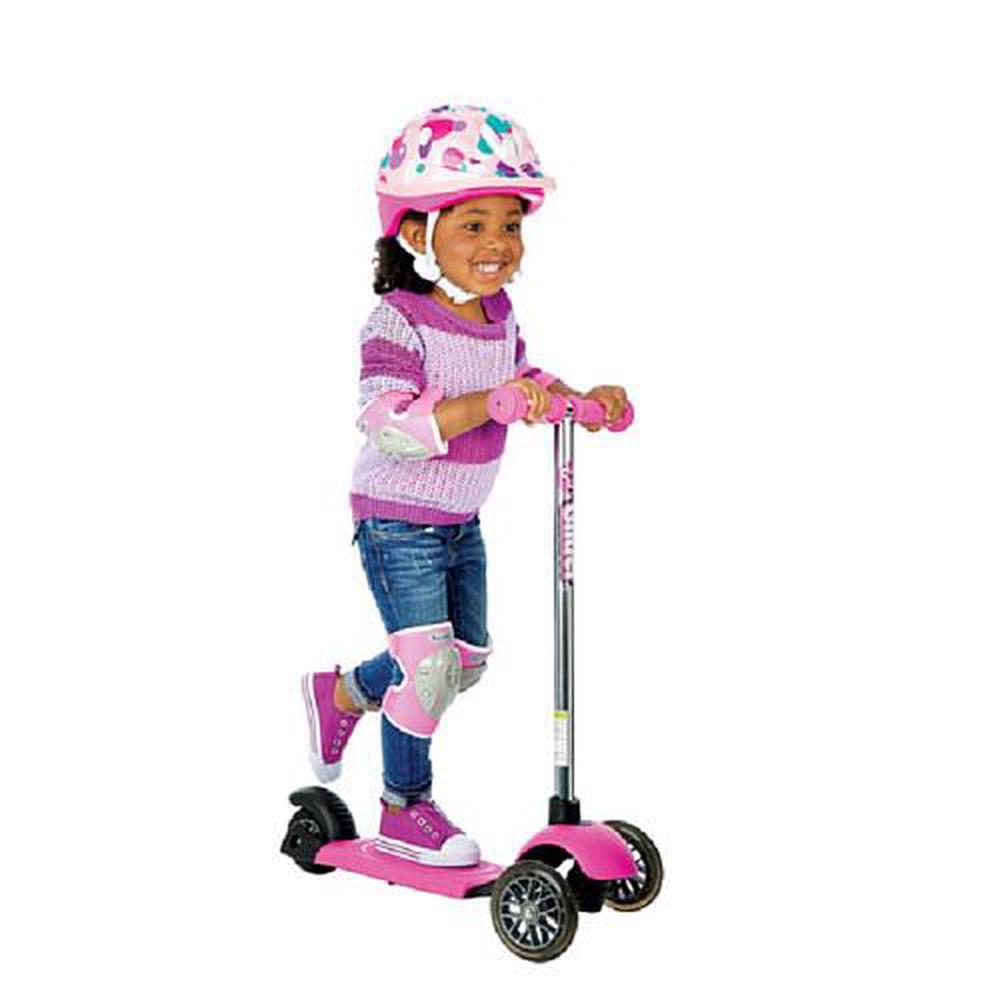 y glider deluxe scooter pink