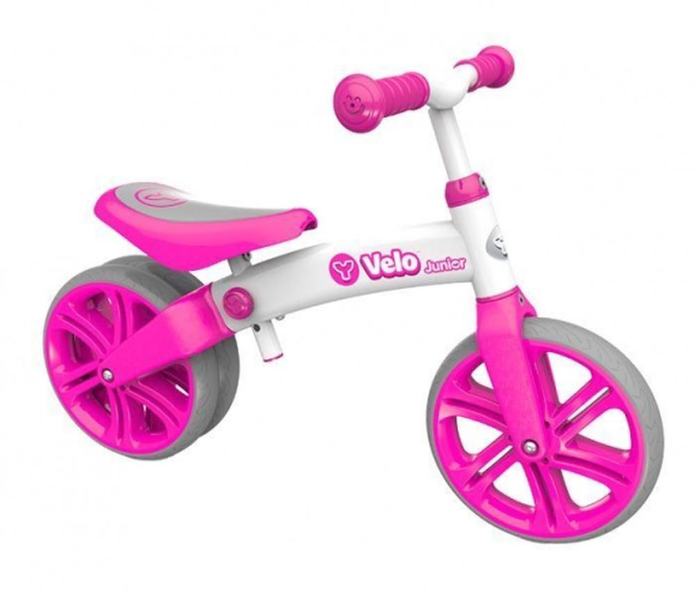 velo pink balance bike