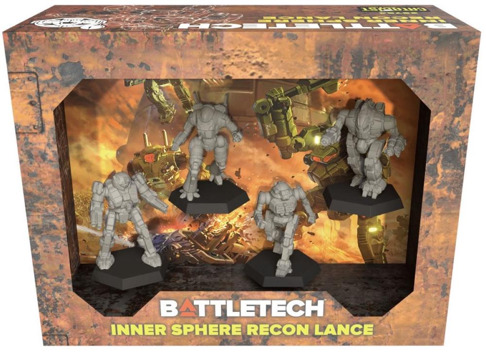 Catalyst Game Labs BattleTech: Inner Sphere Recon Lance ForcePack, 0810123690619