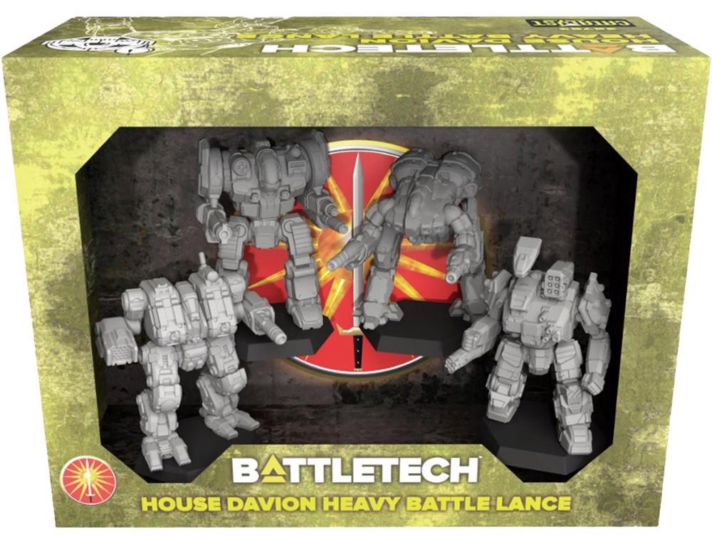 Catalyst Game Labs BattleTech - House Davion Heavy Battle Lance ForcePack, 0810123696208