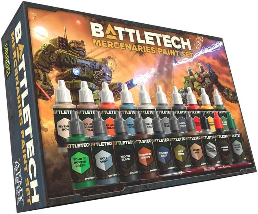 Battletech Mercenaries - Paint Set The Army Painter, 0810123696345