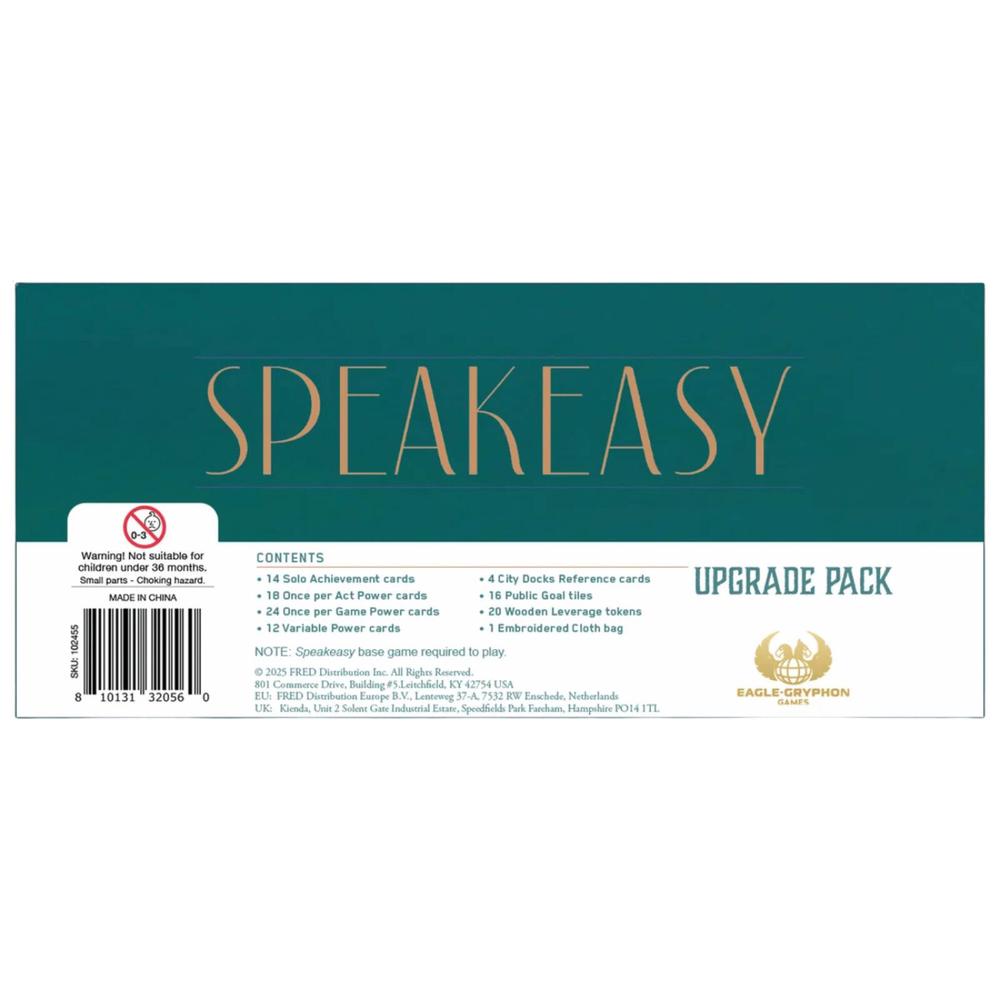 Eagle Gryphon Games Speakeasy Upgrade Pack by Eagle Gryphon Games - ISBN: 0810131320560