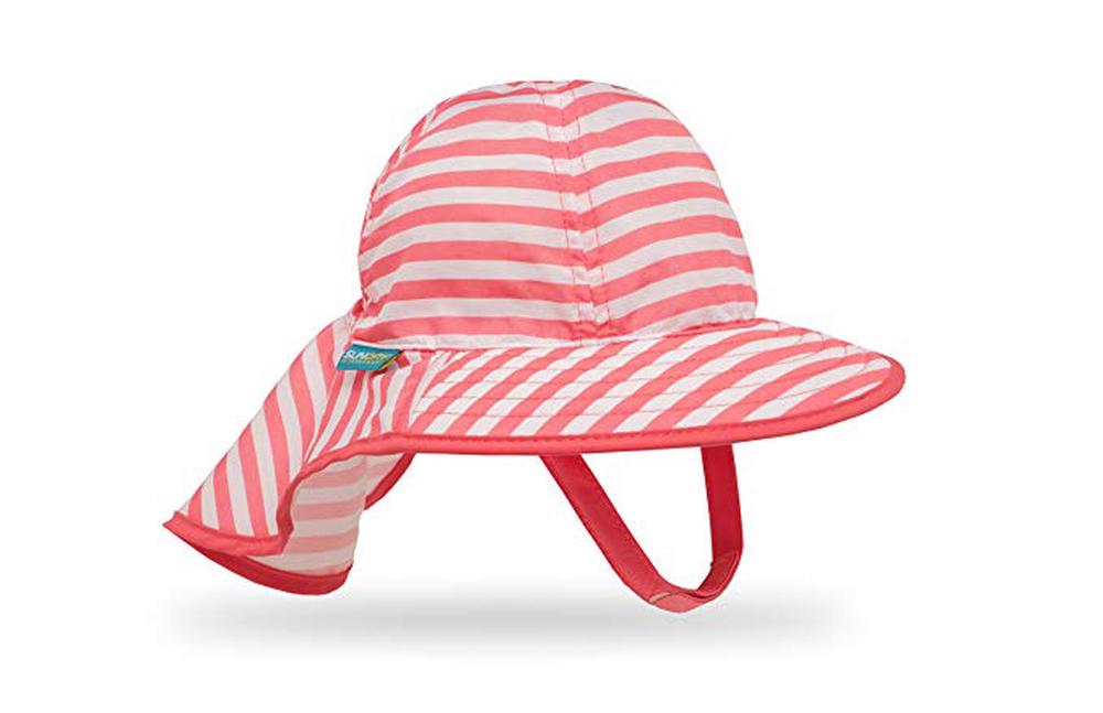 Sunday Afternoons Infant Sunsprout Hat (Coral/White Stripe) Buy