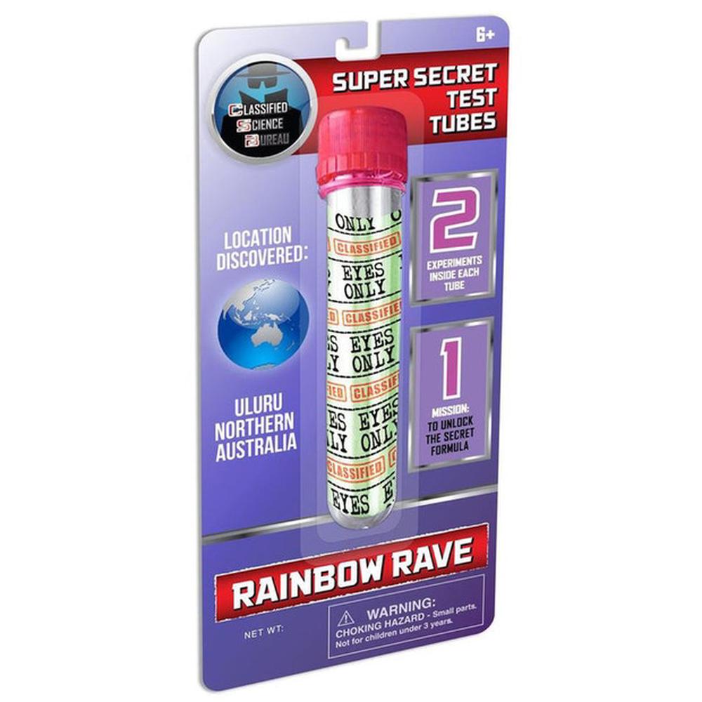 Be Amazing Toys Super Secret Test Tubes - Rainbow Rave, 0813268012452