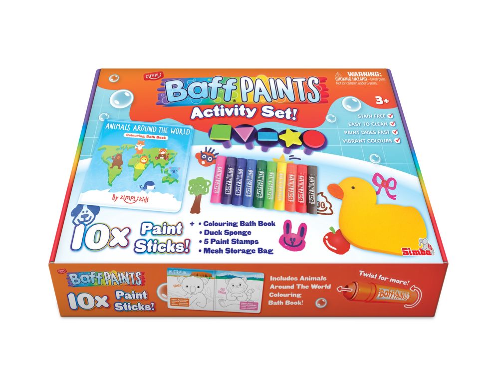 Zimpli Kids Baff Paints Activity Set by Zimpli Kids - ISBN: 0813974029980