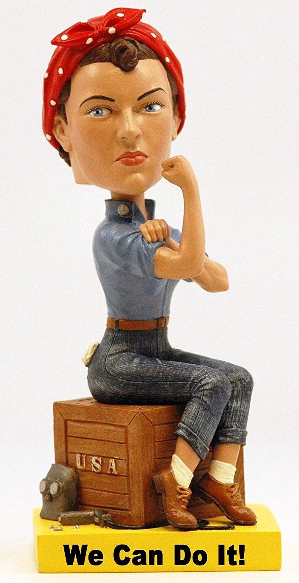 Rosie The Riveter Bobblehead, 0814089010665