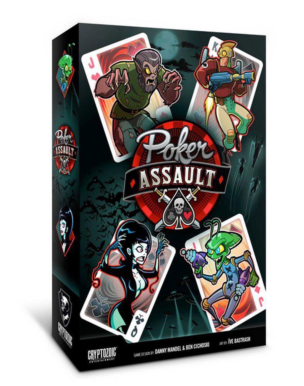 Cryptozoic Entertainment Poker Assault Card Game, 0814552021822