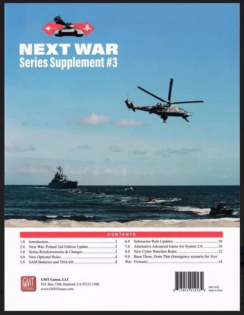 GMT Next War Supplement 3, 0817054012534