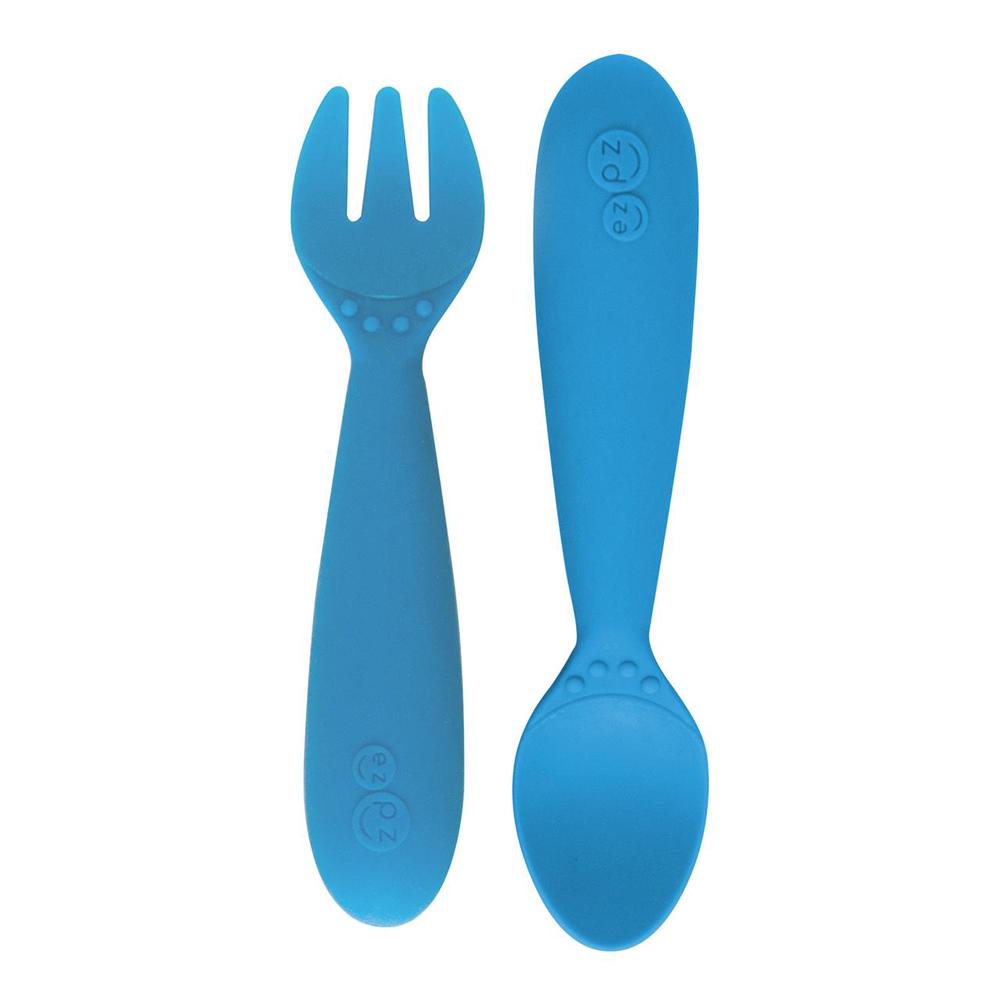 EZPZ Mini Utensils (Blue), 0818156021882