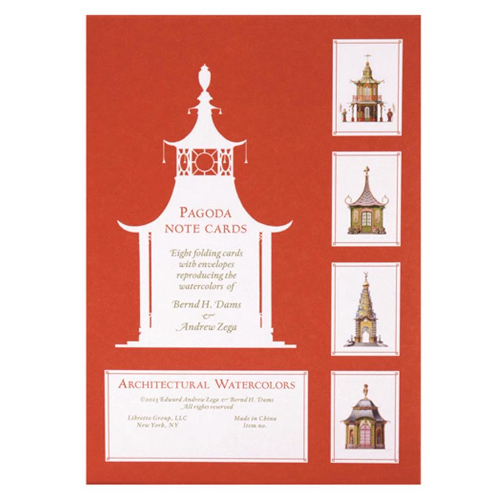 AW Note Card Folio Pagodas, 0818717010676