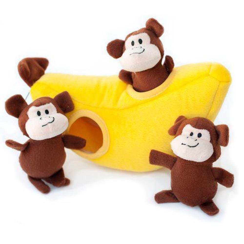 Zippy Paws Zippy Burrow - Monkey 'n Banana, 0818786012298