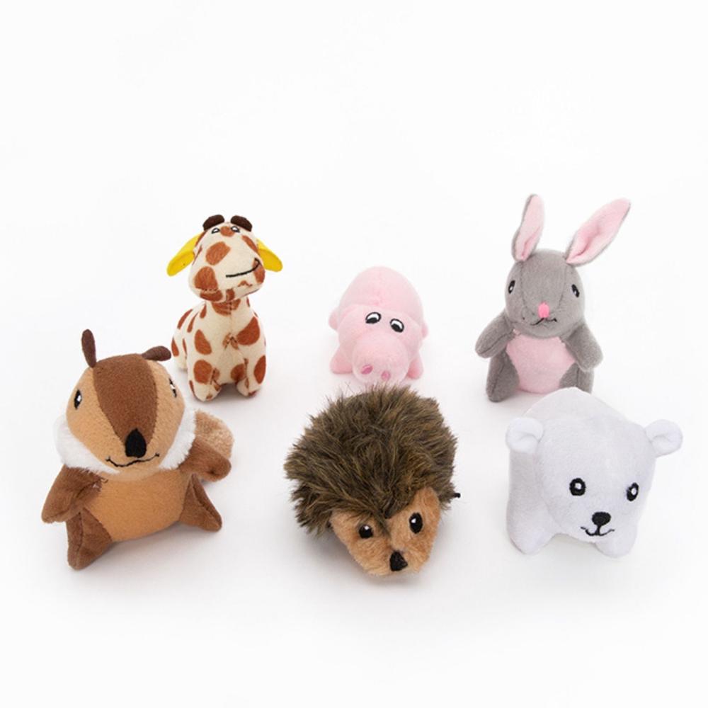 Zippy Paws Miniz Multipack Squeaker Dog Toys, 0818786013011