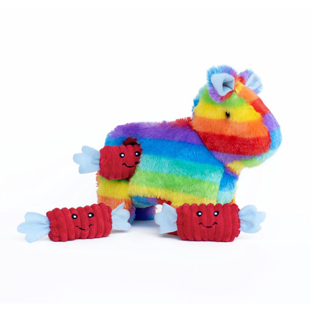 Zippy Paws Burrow Interactive Dog Toy (Rainbow Pinata) Buy online at