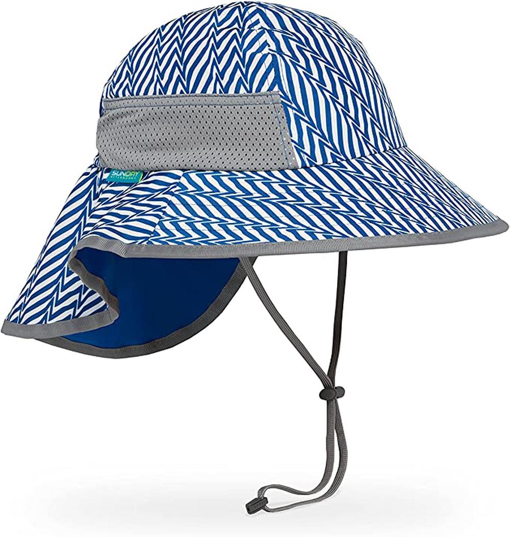 Kids Play Hat (Blue Electric Stripe), 0818865023283