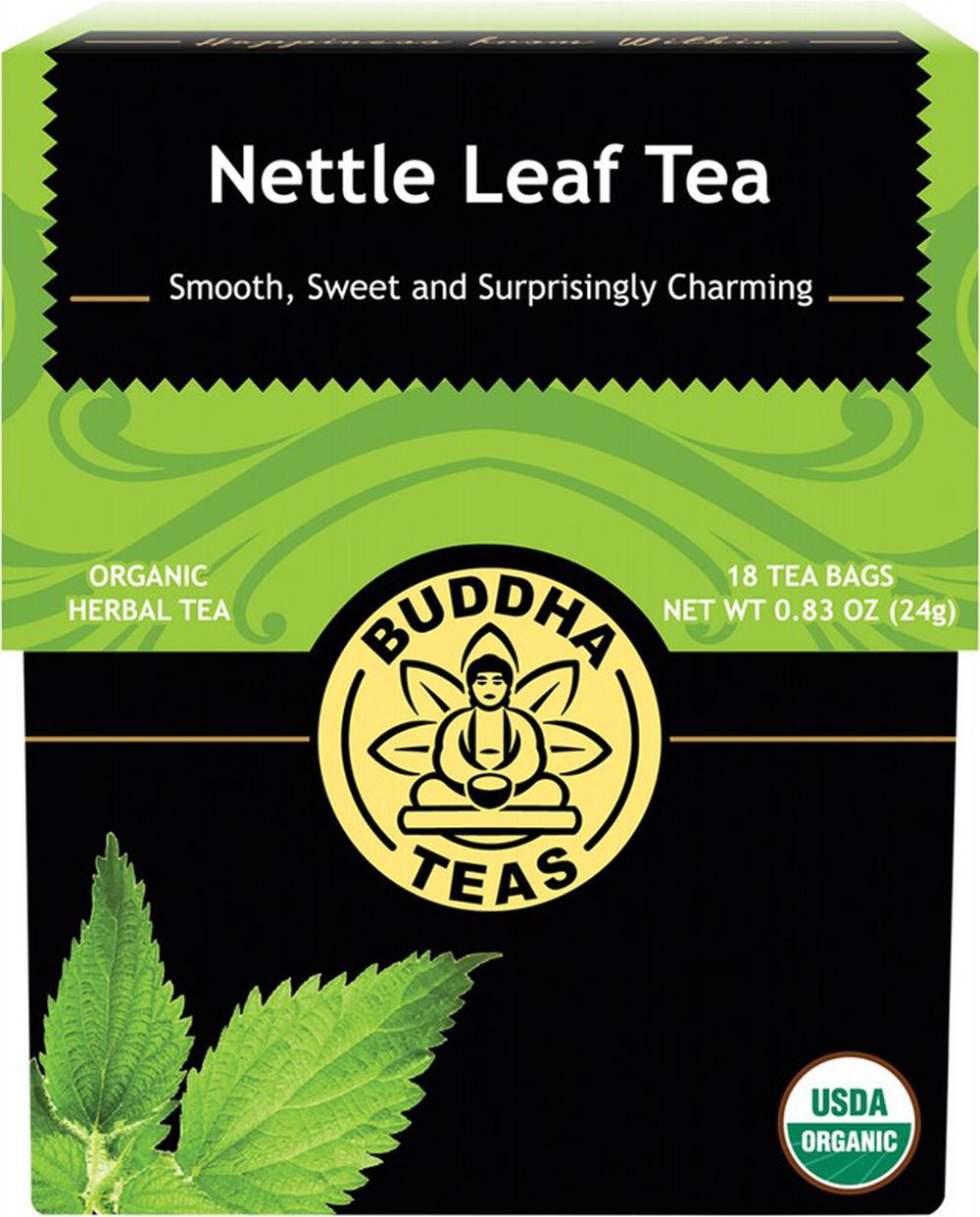 Organic Herbal Tea Bags (Nettle Leaf Tea), 18 Piece, 0819005010361