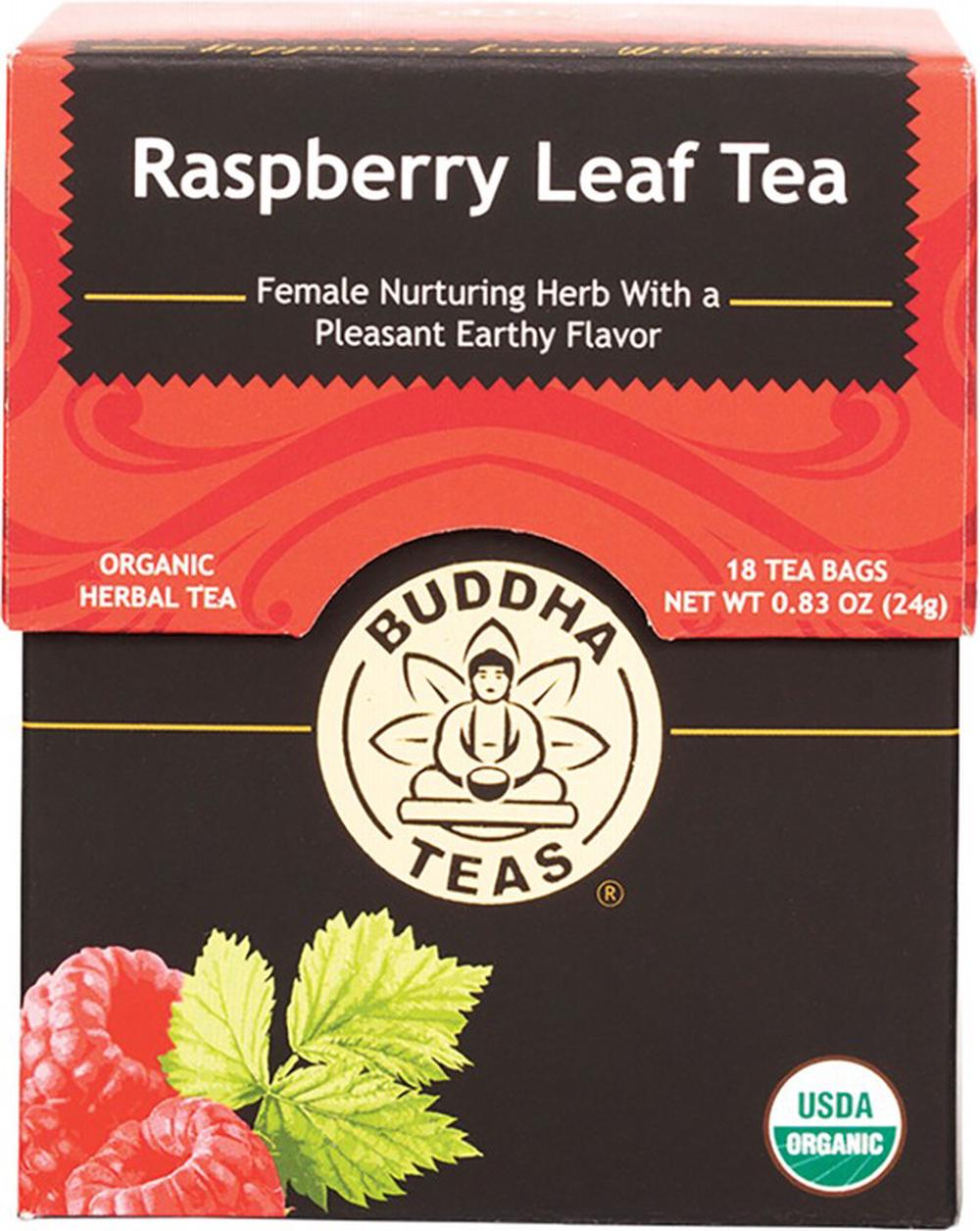 Organic Herbal Tea Bags, 18 Piece (Raspberry Leaf Tea), 0819005010392