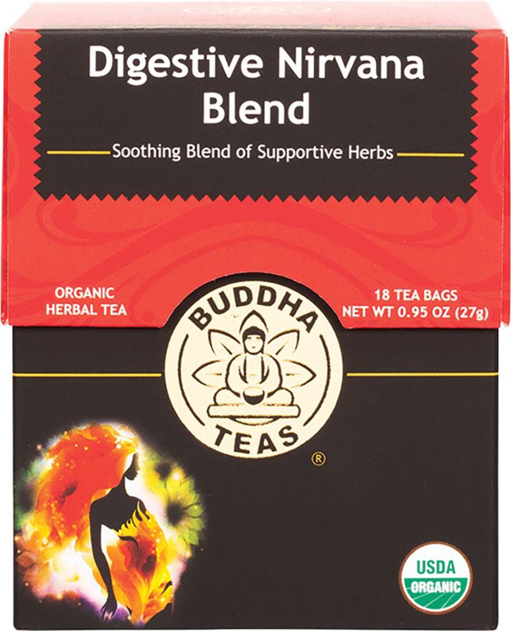 Organic Herbal Tea Bags, 18 Piece (Digestive Nirvana Blend), 0819005011481