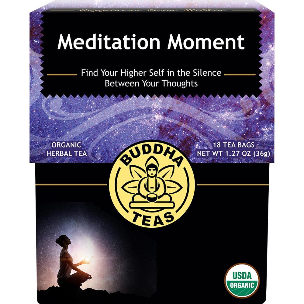 Organic Herbal Tea Bags, 18 Bags (Meditation Moment) - 24g, 0819005011856