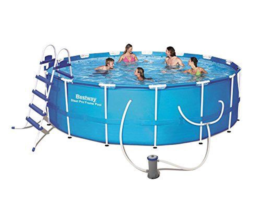 Bestway 56407 Steel Pro Frame Pool Set, 10-Feet by 30-Inch | Buy online ...