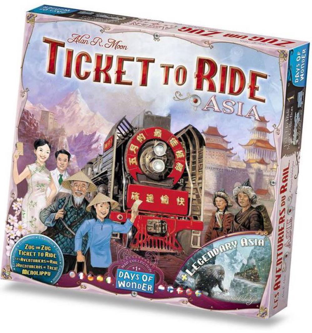 Days of Wonder Ticket To Ride: Map Collection Asia Volume 1, 0824968117736