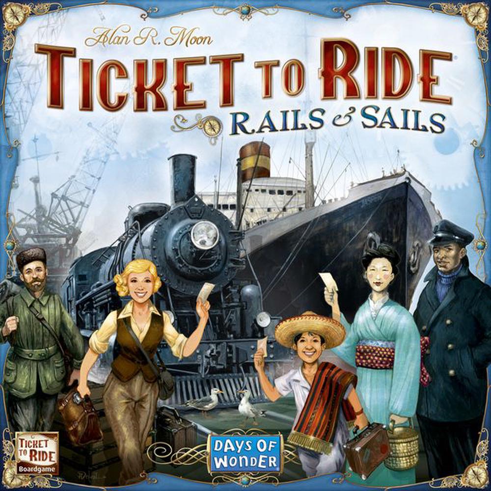 Days Of Wonder Ticket to Ride: Rails & Sails, 0824968720028