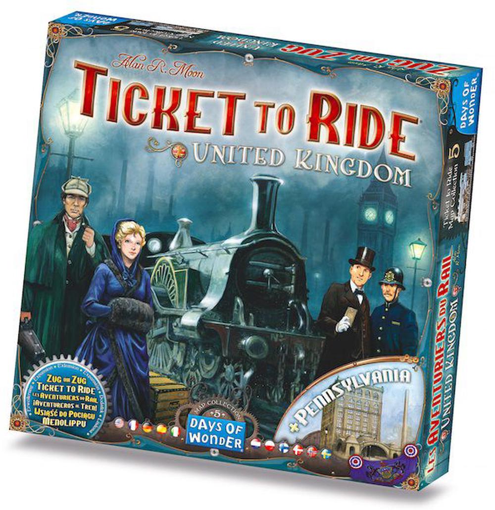 Days of Wonder Ticket to Ride United Kingdom Expansion, 0824968817773