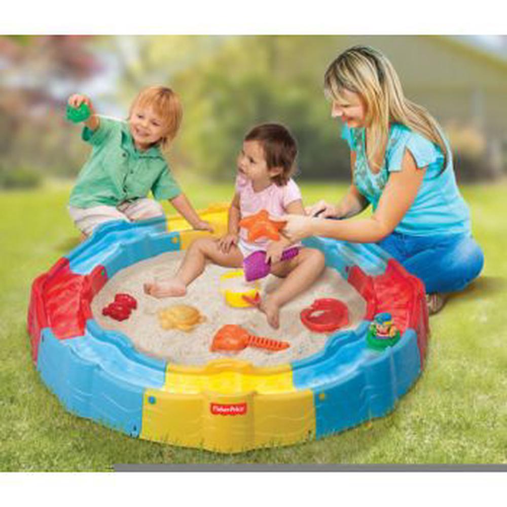 fisher price sandbox with cover