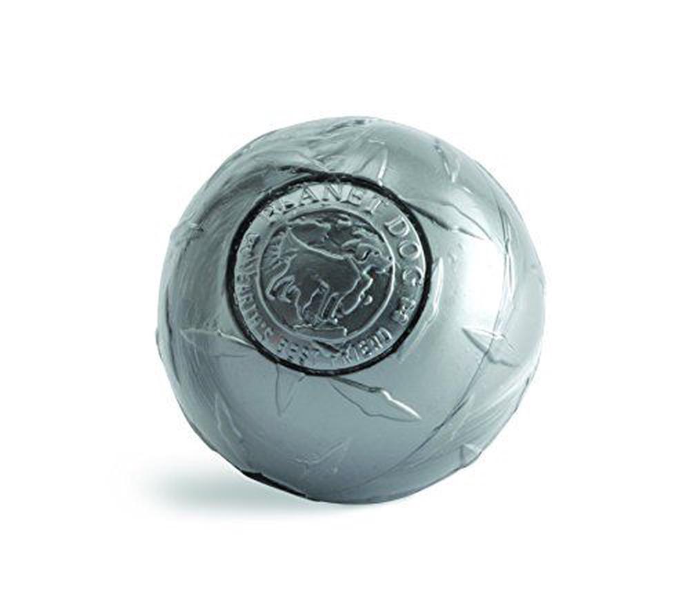 Planet Dog Orbee-Tuff Diamond Plate Orbee Ball, Silver | Buy online at The Nile