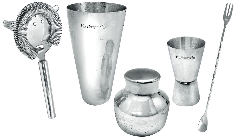 Stainless Steel Cocktail Set, 0837655006244