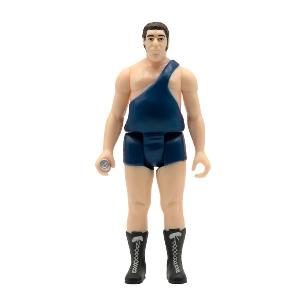 Super7 WWE - Andre in Singlet ReAction Figure - 3.75 Inch, 0840049806856