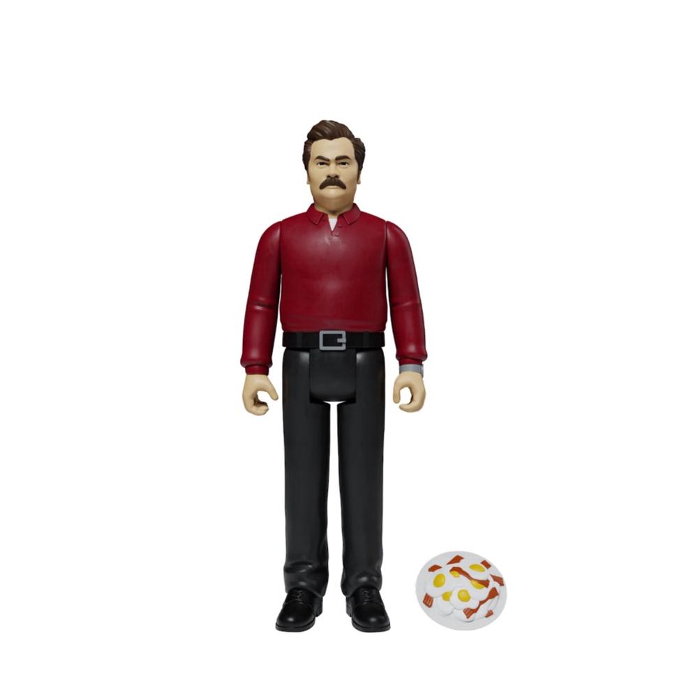 Super7 Parks and Recreation - Ron Swanson ReAction Figure - 3.75 Inch, 0840049819832