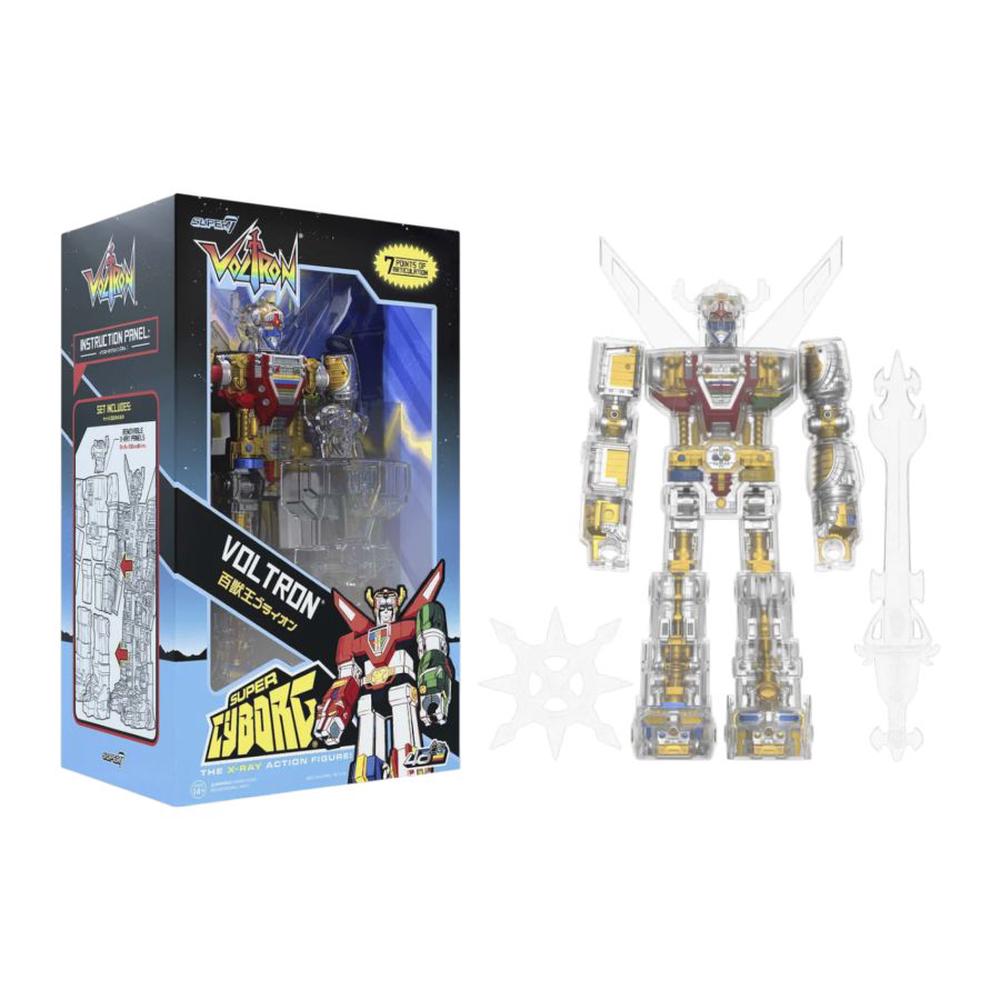 Super7 Voltron - Super Cyborg Voltron (Clear) Figure by Super7 - ISBN: 0840049826892